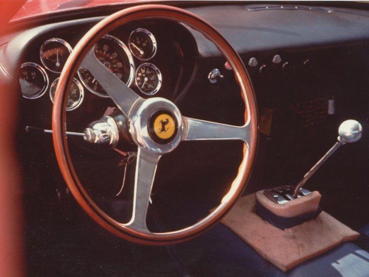 250 GTO cockpit