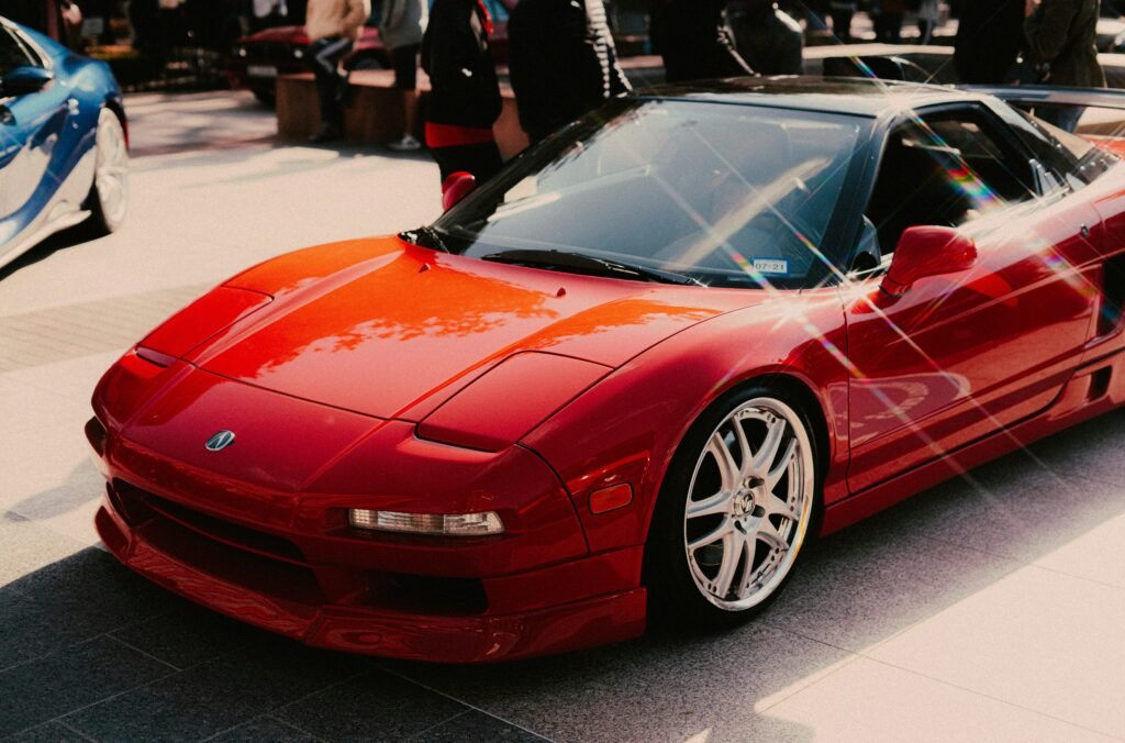 red Honda NSX