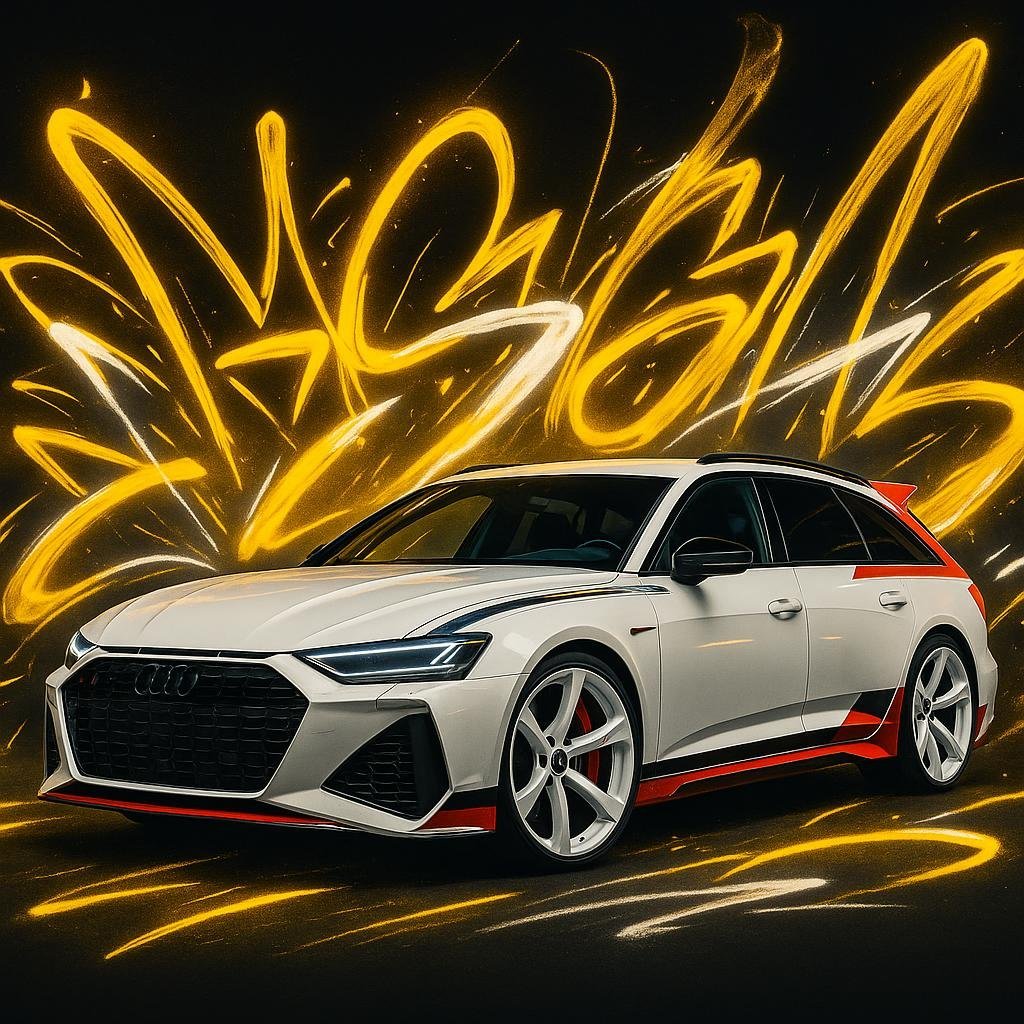 An Audi rs6 avant gt