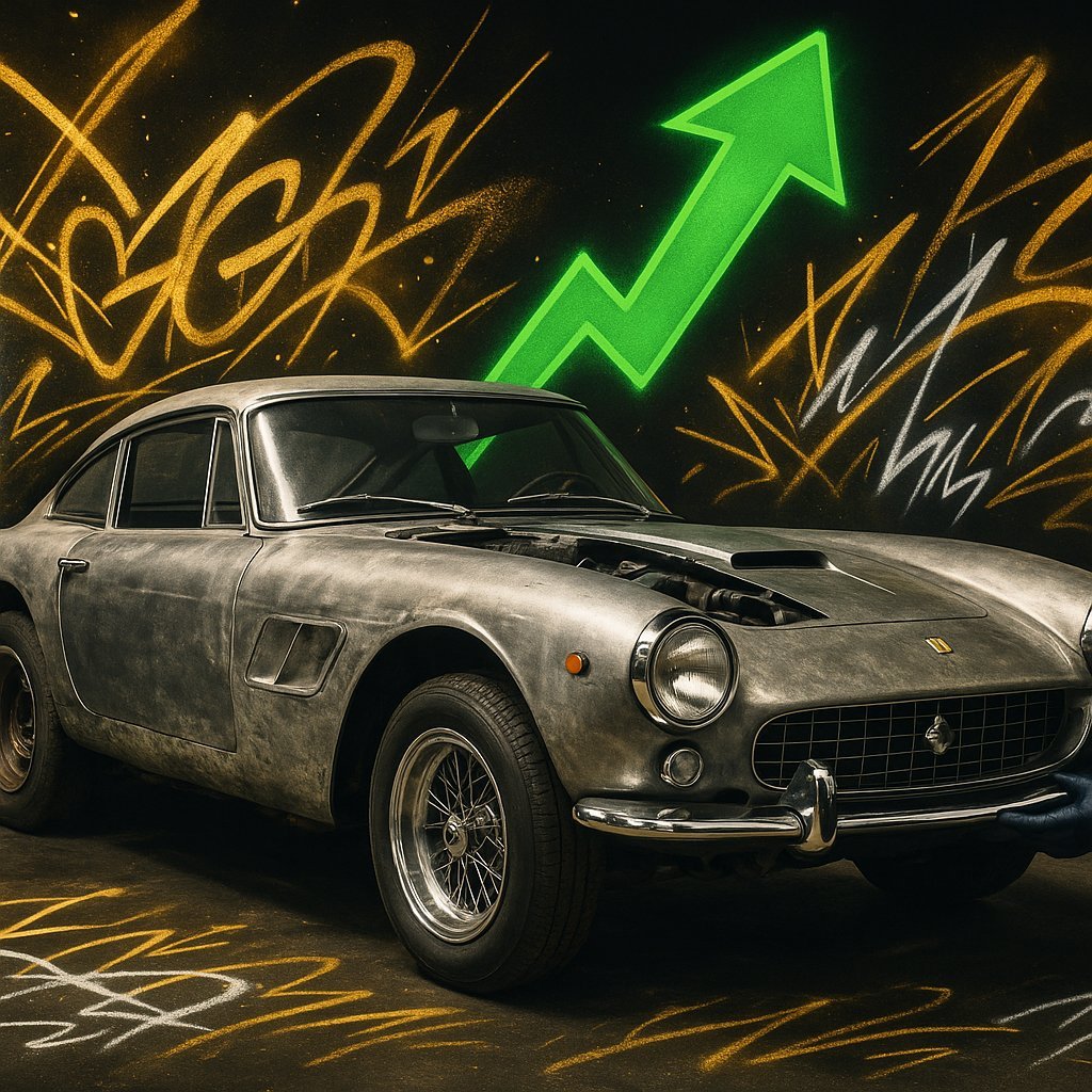 An old ferrari restomode