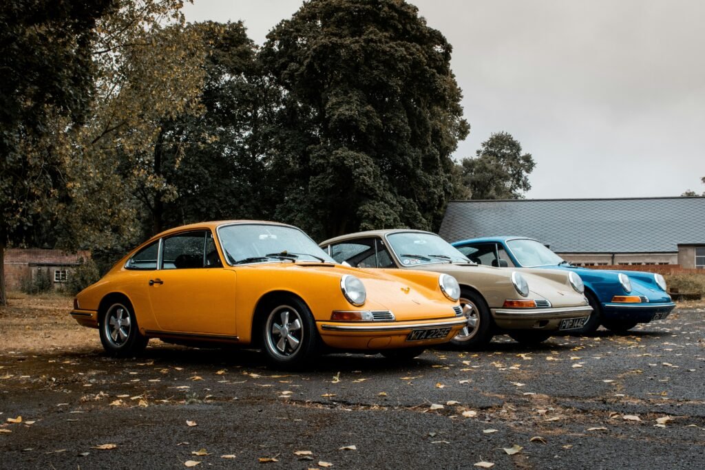 Old Porsches