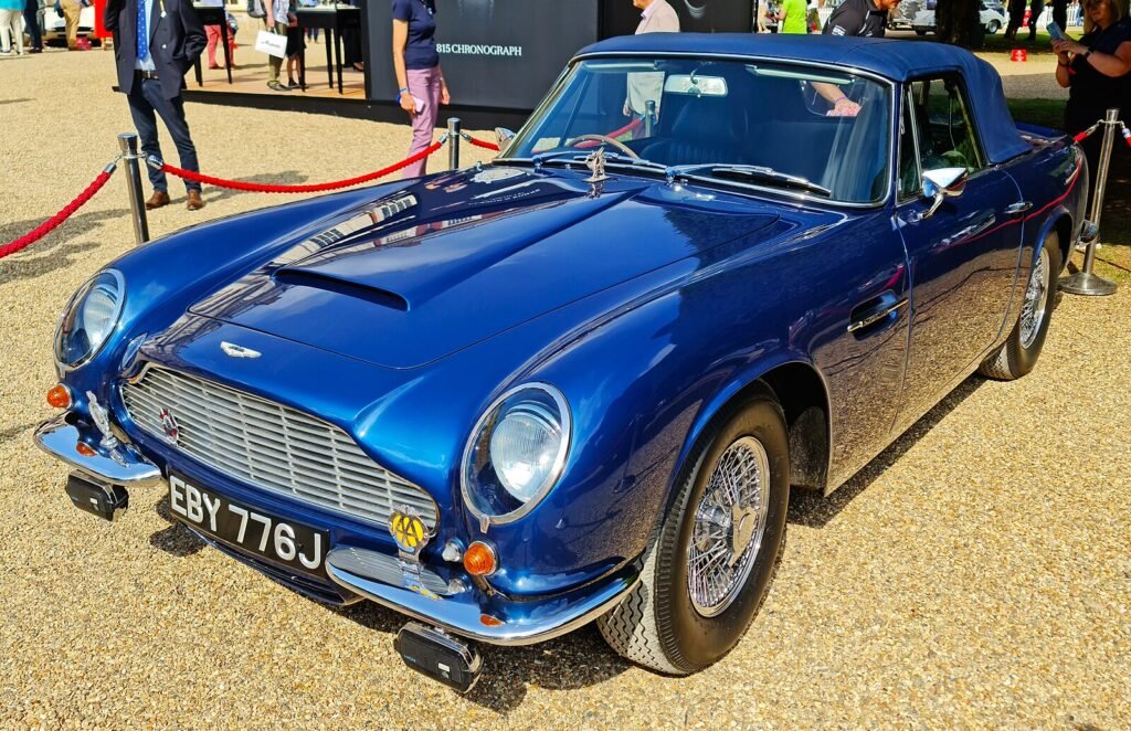 Blue Aston Martin DB6