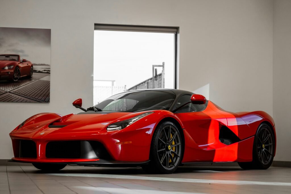 A red Laferrari