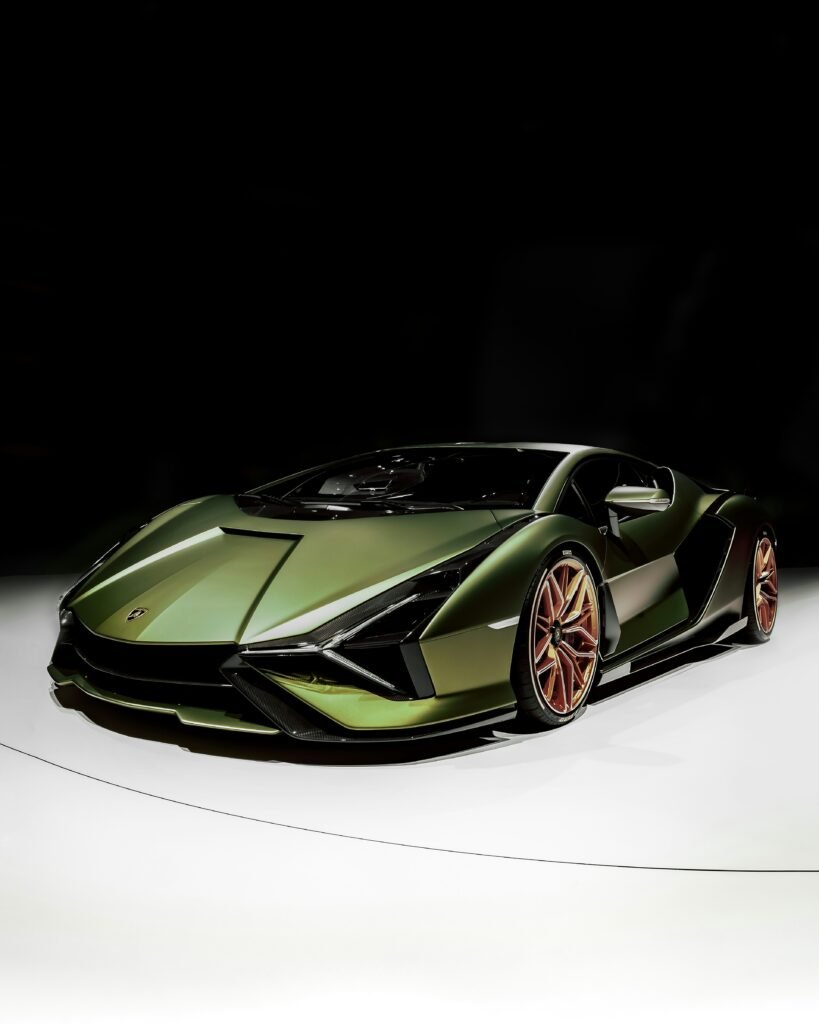 Green Lamborghini Sián