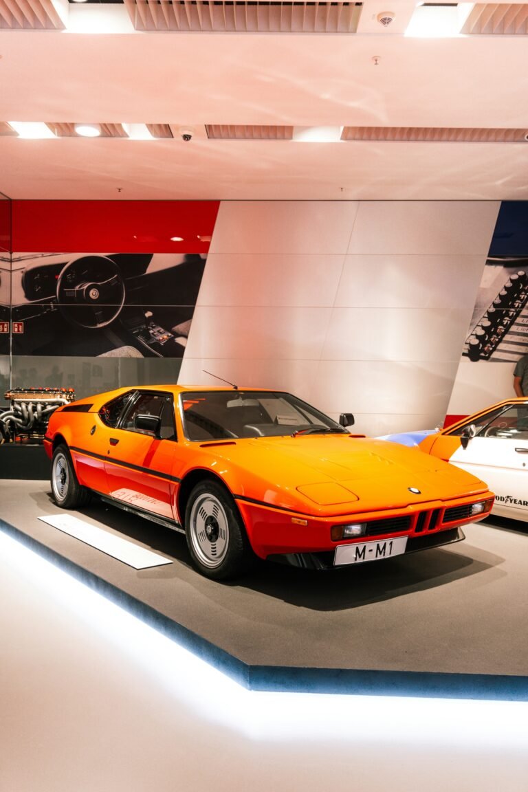 BMW M1 on display