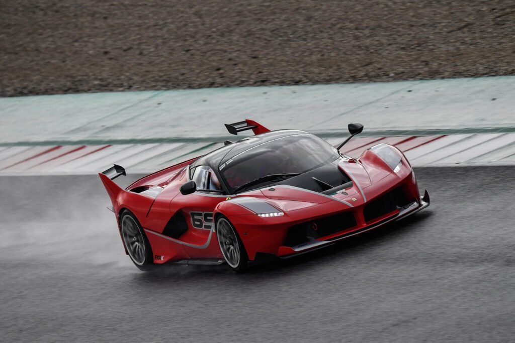 Ferrari FXXk on track