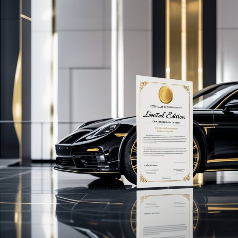 Why a Limited Edition Car’s Provenance Is Important for Value