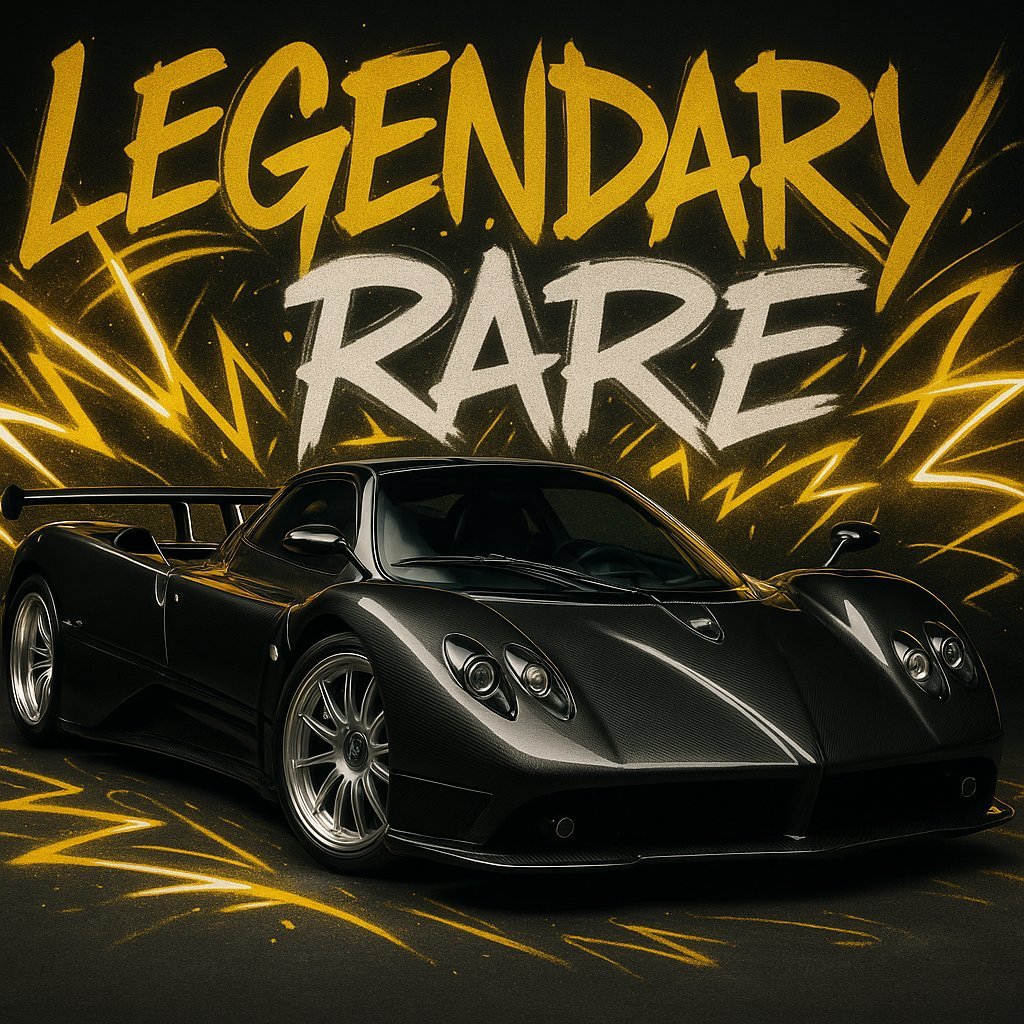 Pagani Zonda C12 GTO with black and gold