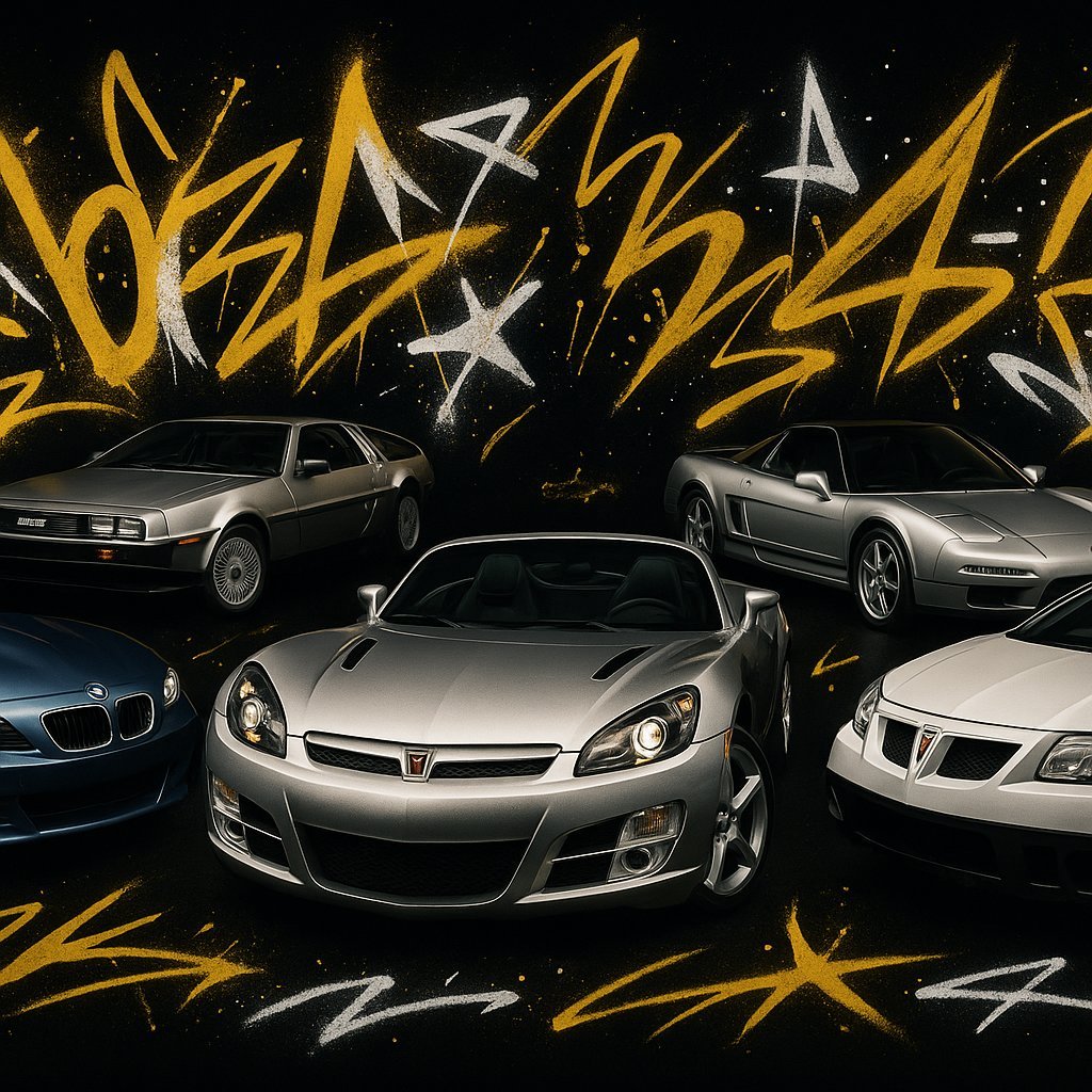 5 Modern Collector Car Favourites That Started as Market Failures surrounded