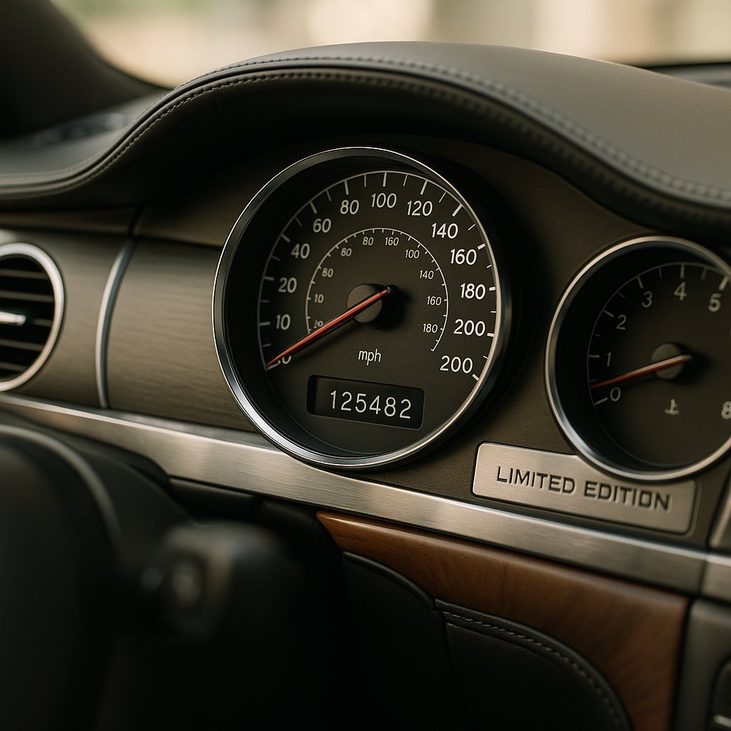 Limited edition car with high mileage
