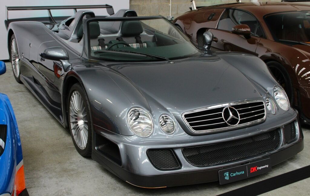 Sliver Mercedes CLK Roadster