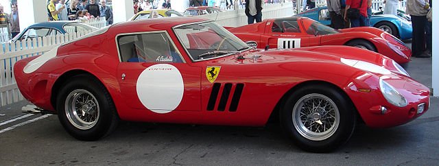 Red Ferrari 250 GTO