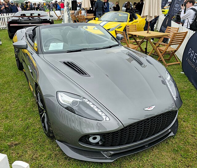 Sliver Aston Martin Zagato
