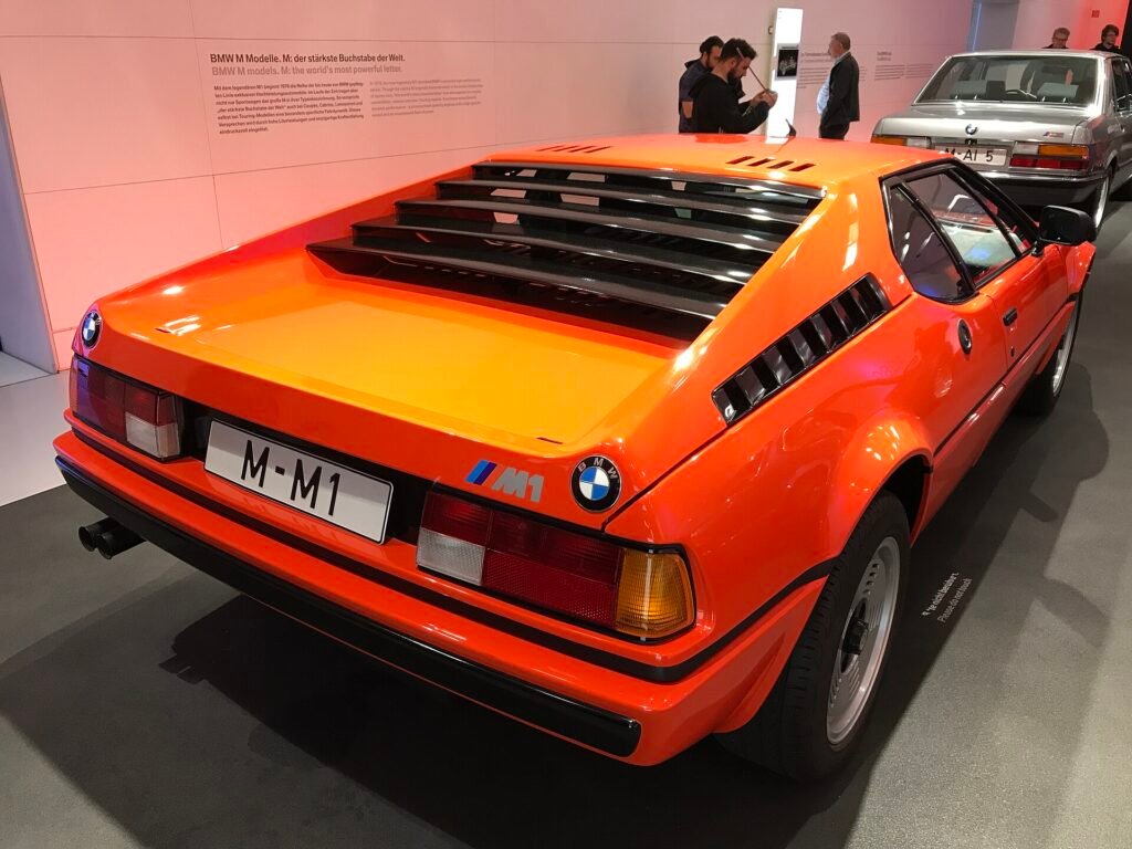 BMW M1 back view