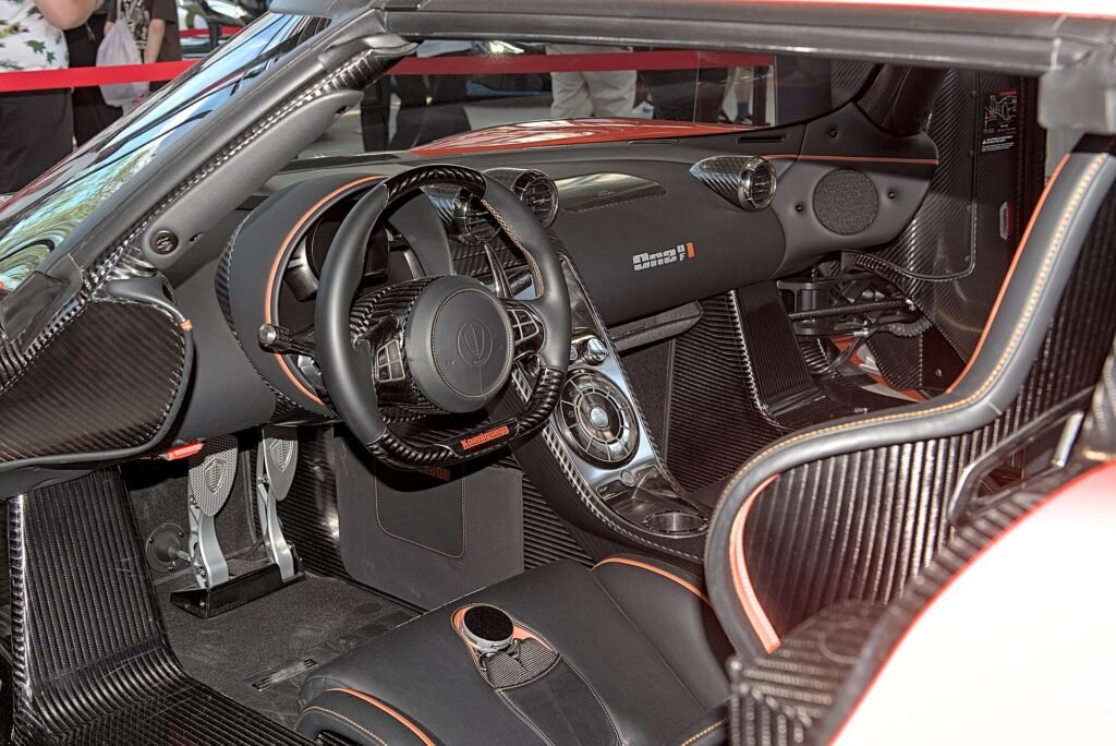 Koenigsegg one interior