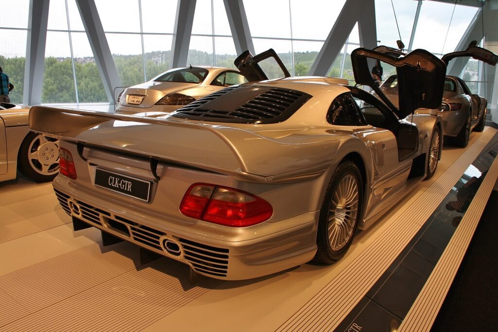 Sliver Mercedes GTR CLK