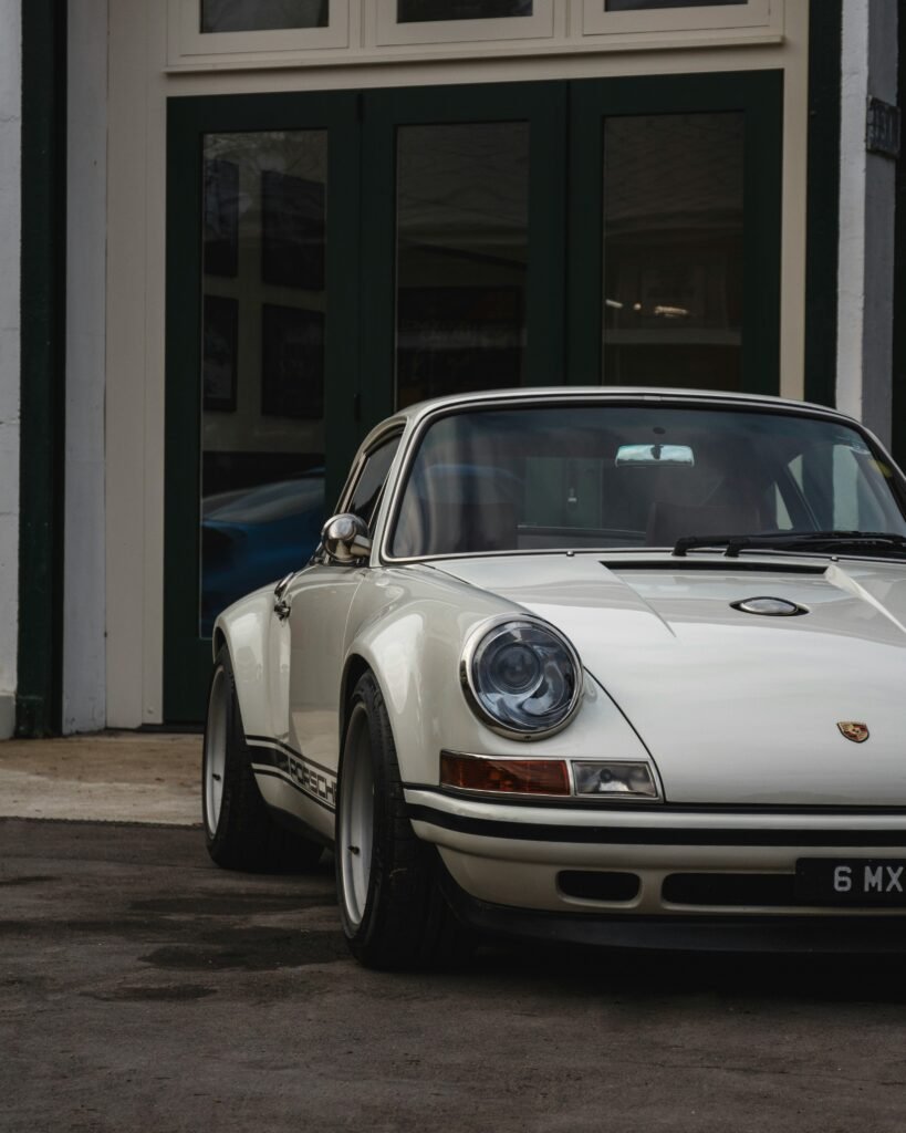 White Porsche 