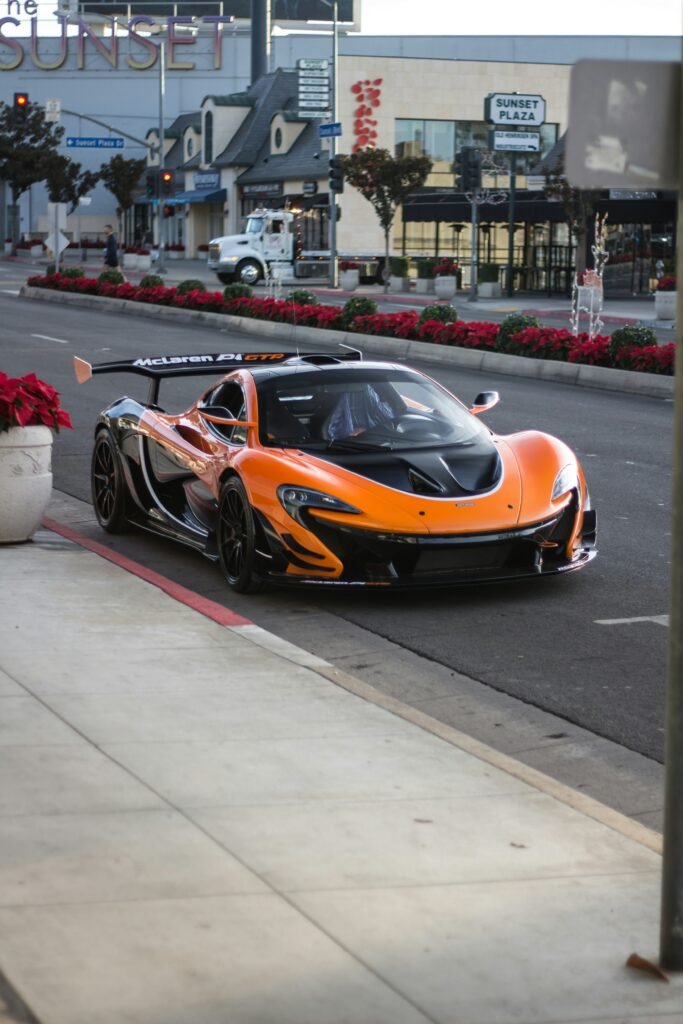 Orange Mclaren P1 GTR