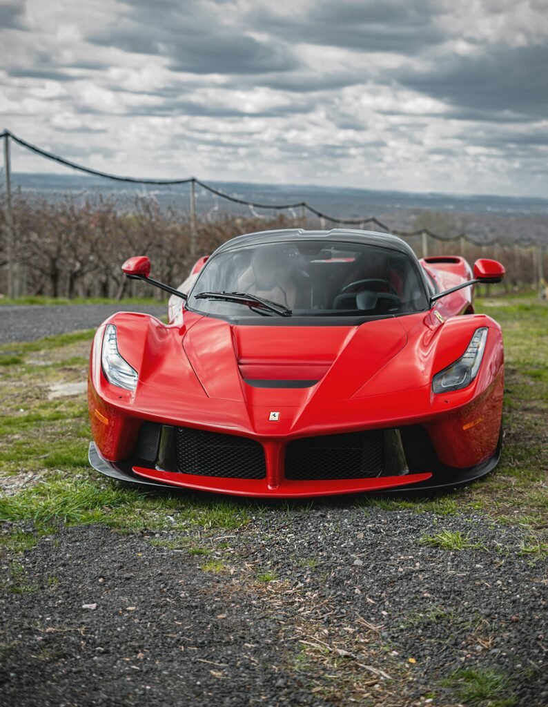 A red Laferrari