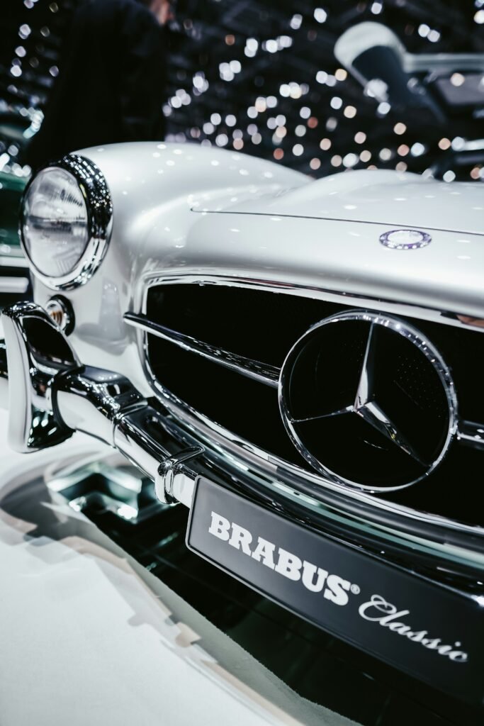 a classic mercedes 
