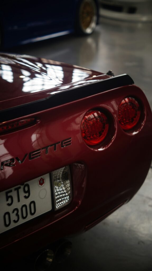 Red back view of the ZO6