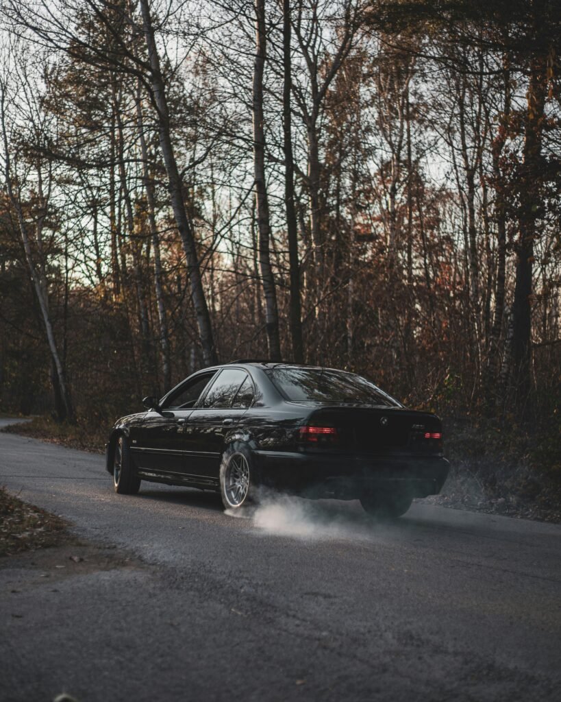 Black BMW m5