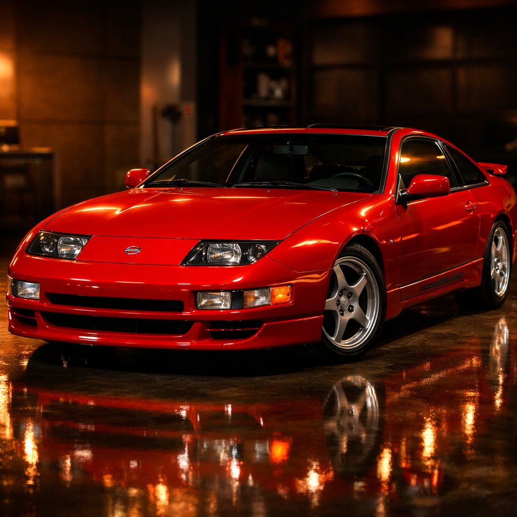 Red Nissan 300xz