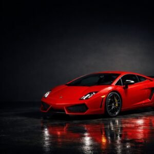 A red lamborghini gallardo