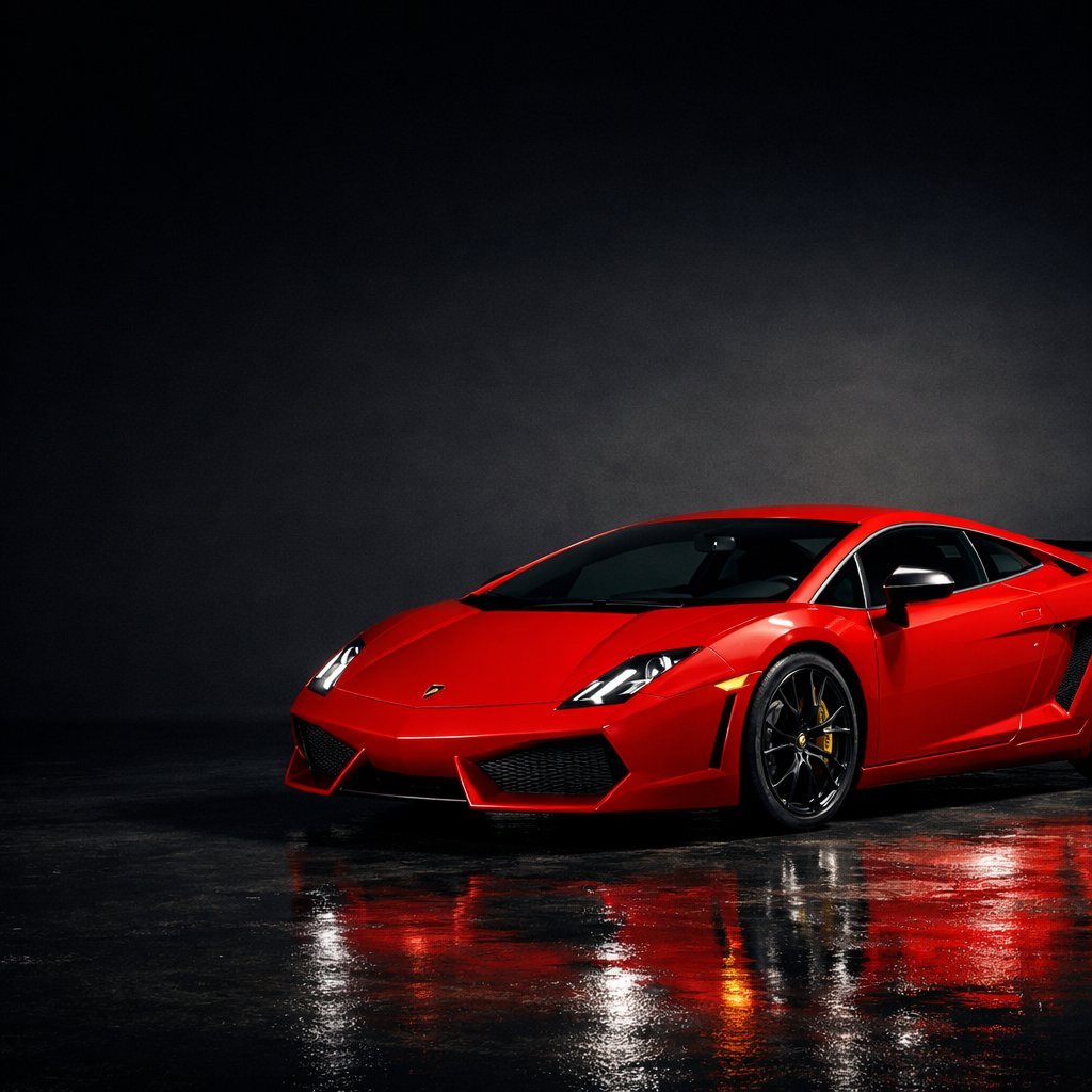 A red lamborghini gallardo