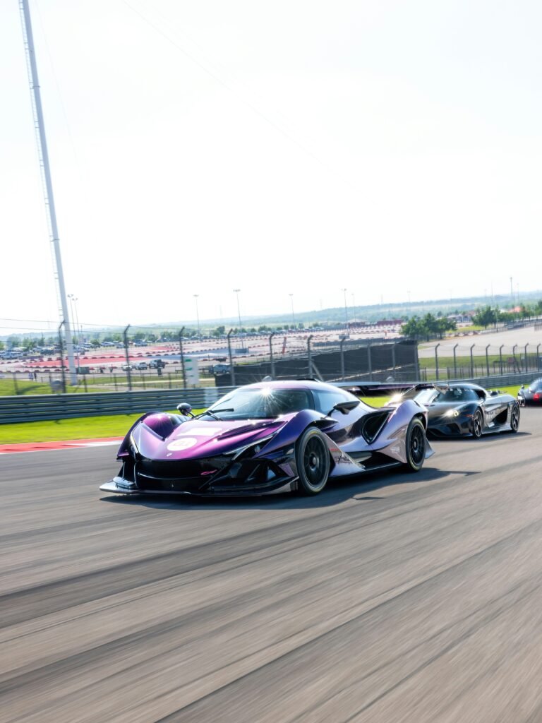 Apollo purple hypercar