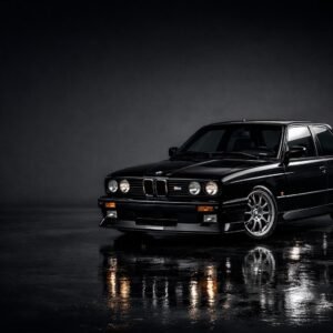 Black BMW e30 M3